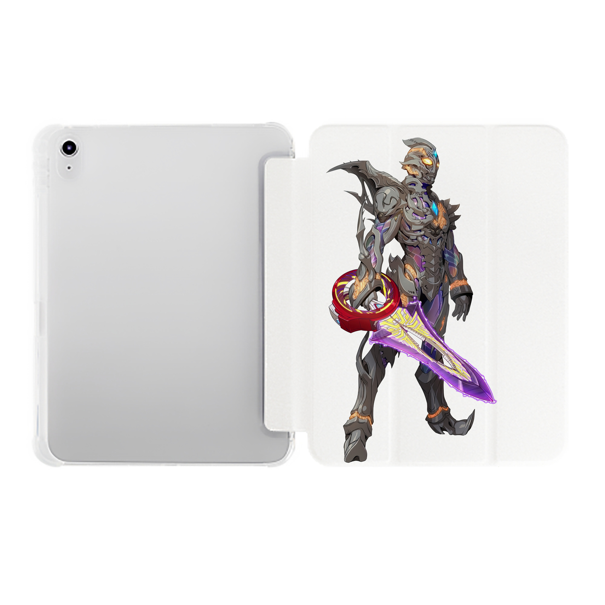 （画像用） ウルトラマン Ultraman IPad ケース ペン収納付き 三つ折りスタンド PUレザー×シリコン 対応機種9.5/10.5/10.9インチ